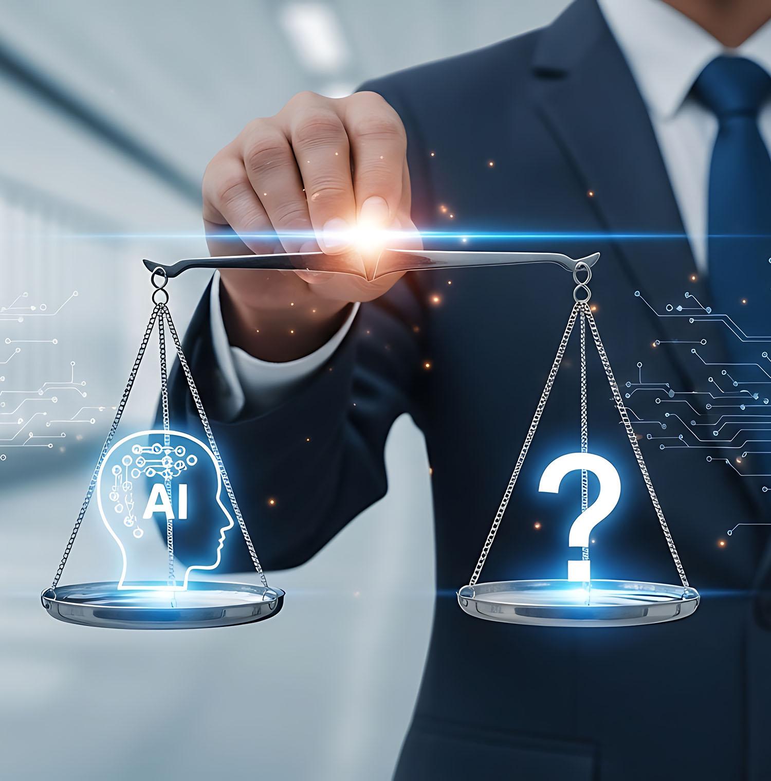Question if AI should be implemented or not.