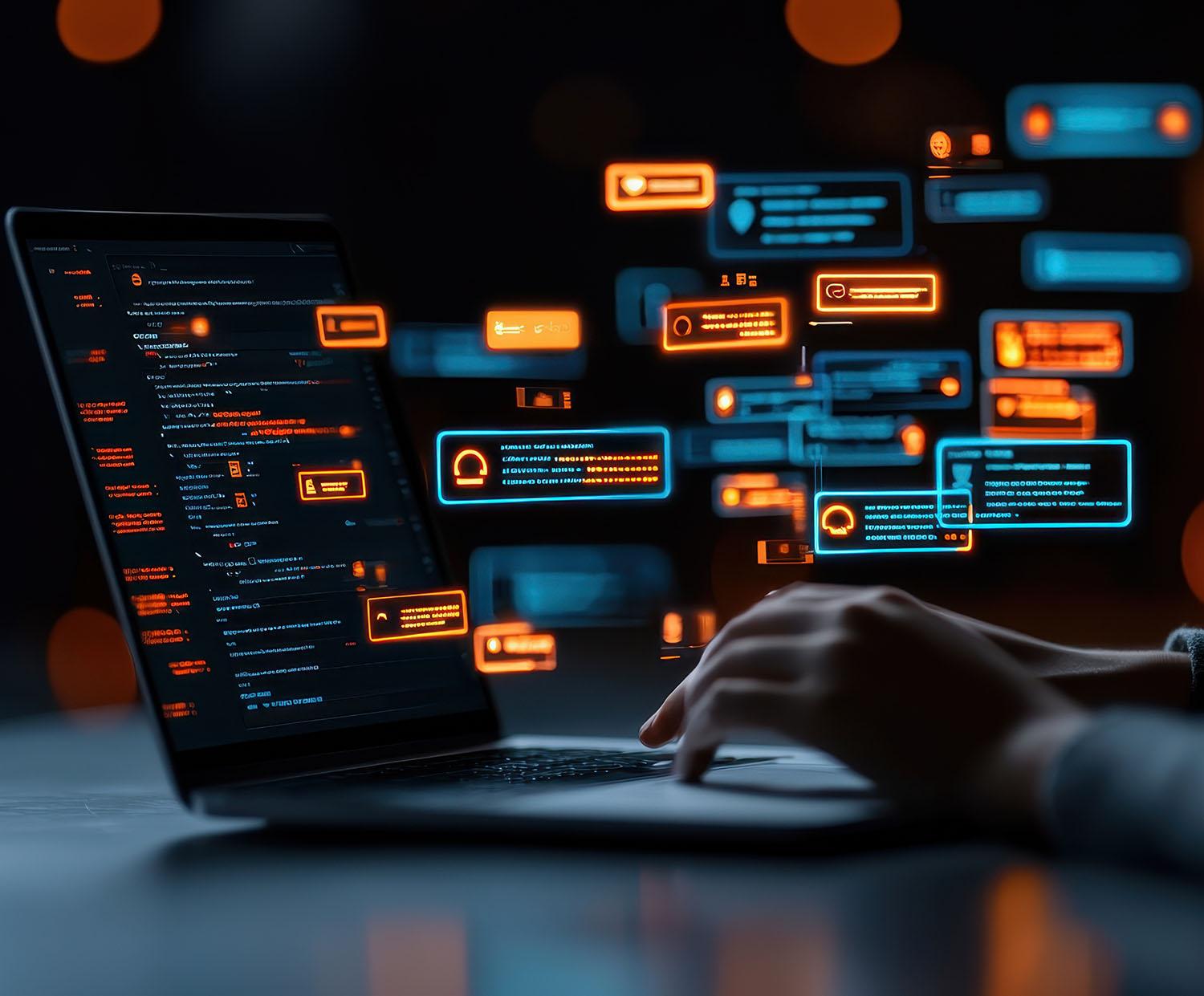 Developer using AI tools professionally with proper governance