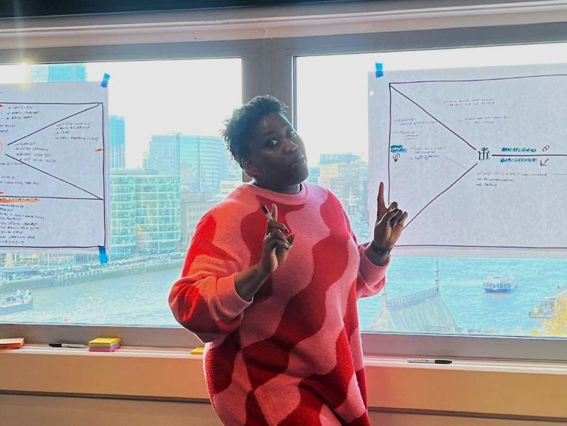 Design Thinking Happy Person