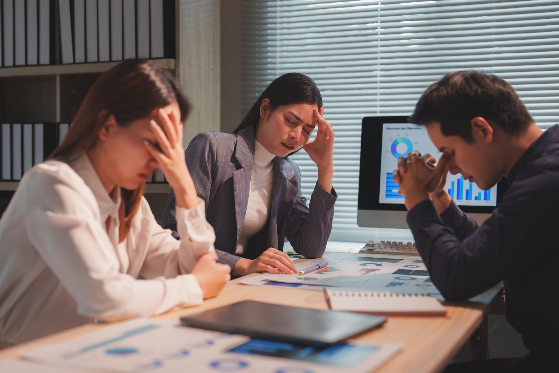 Team stressed with project that is about to fail
