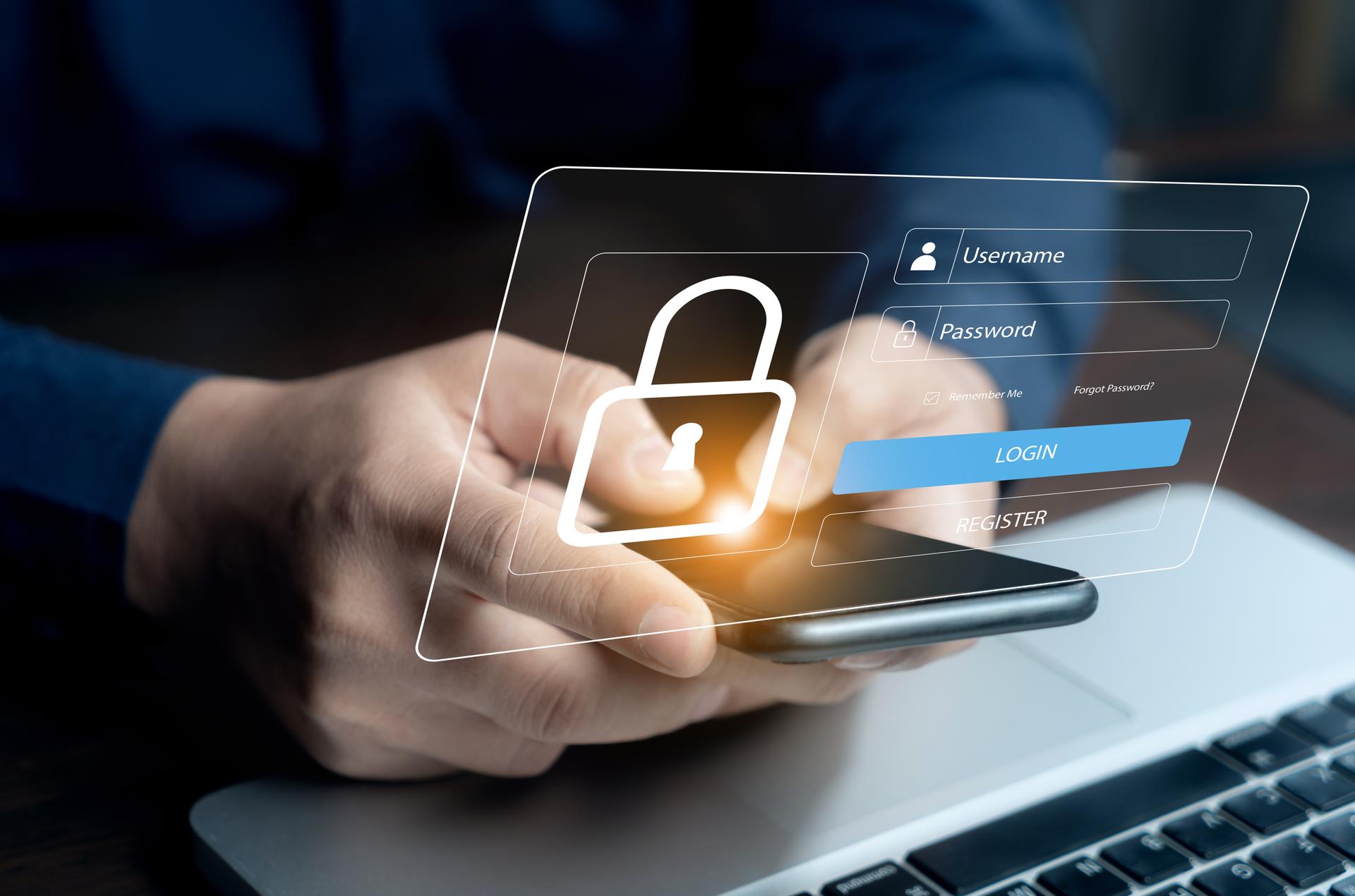 Access the system with a login by username and password on the virtual screen.